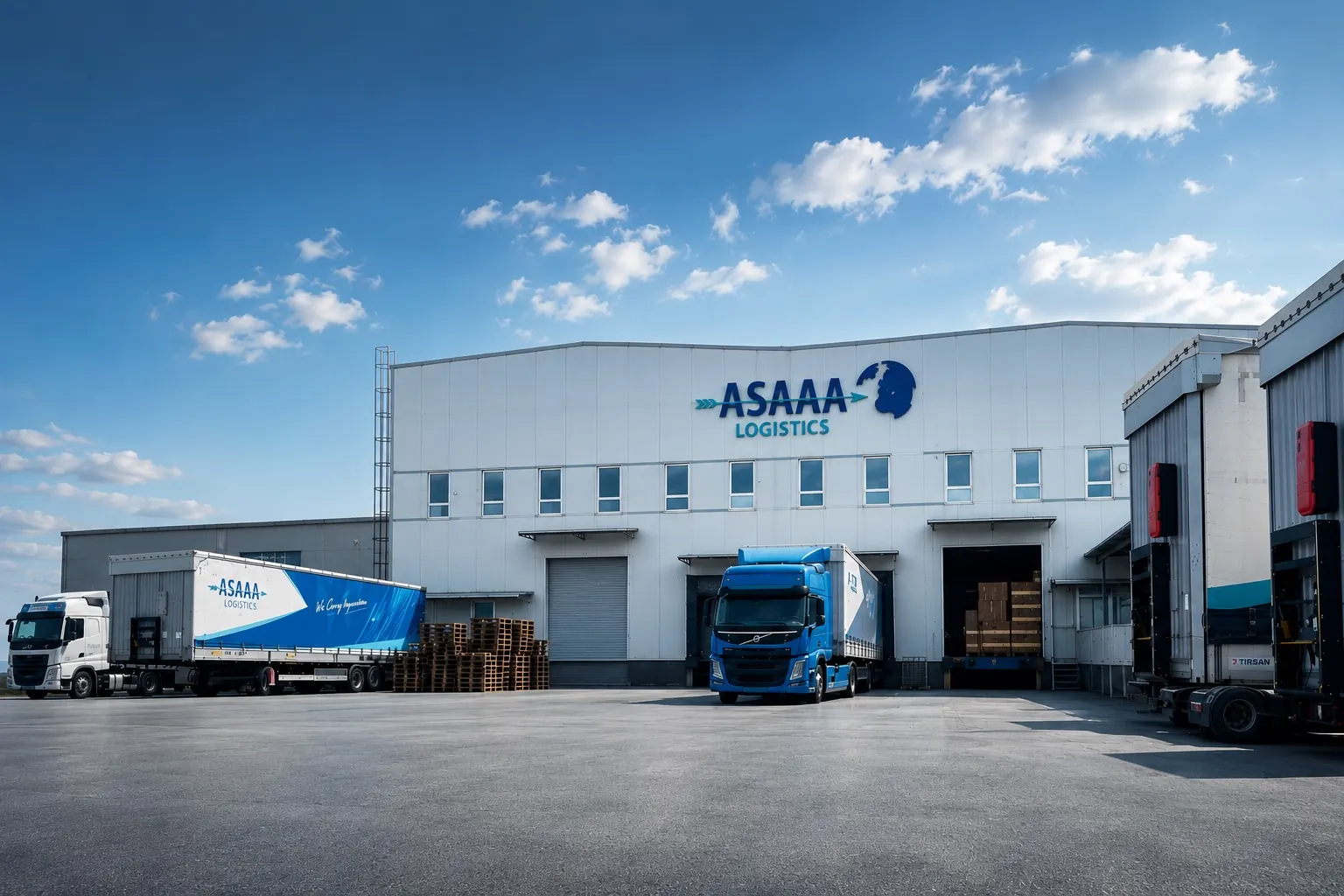 ASAAA Logistics Istanbul warehouse and fleet